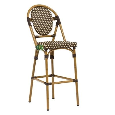 Stóil Barra Lasmuigh Alúmanam RatánComment Parisian